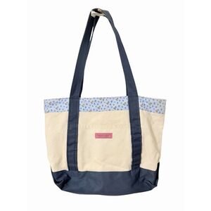 Vineyard Vines Canvas Tote Classic Custom Collection 17 X 11 Zippered Bag